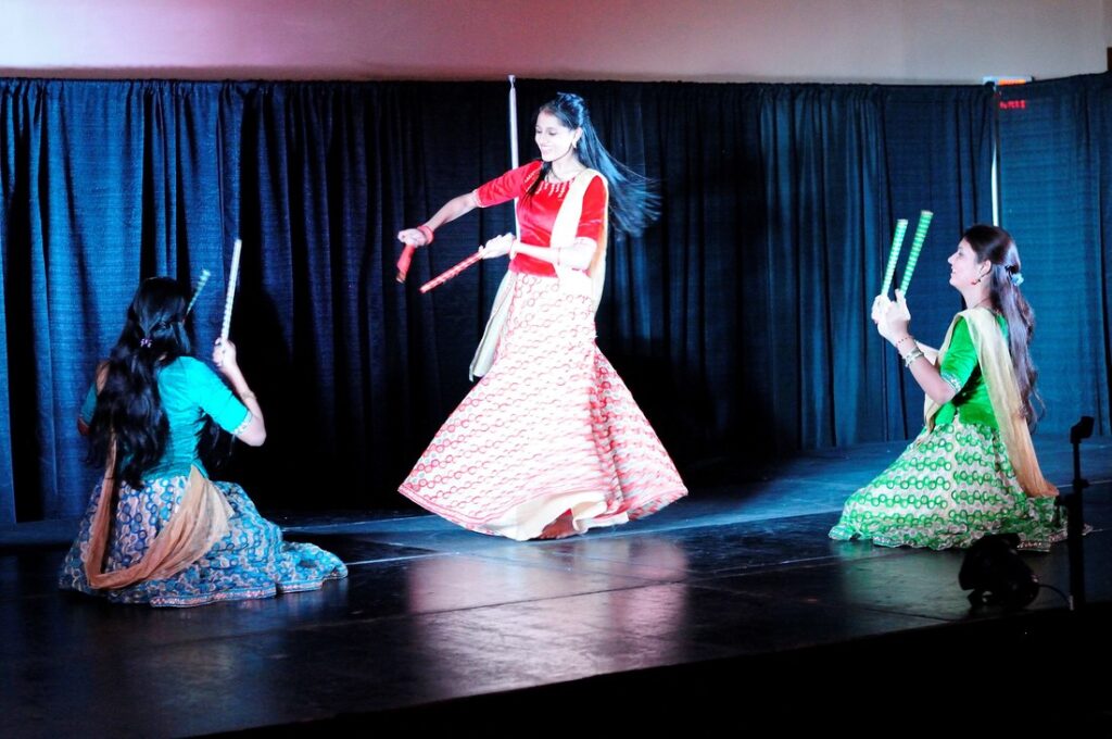 A dance performance at a CCI cultural evening
