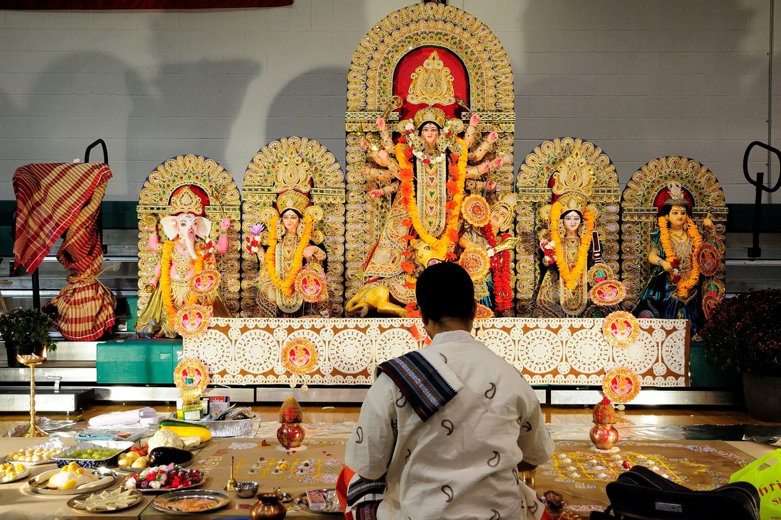 The Durga pratima CCI has decorated since 2010