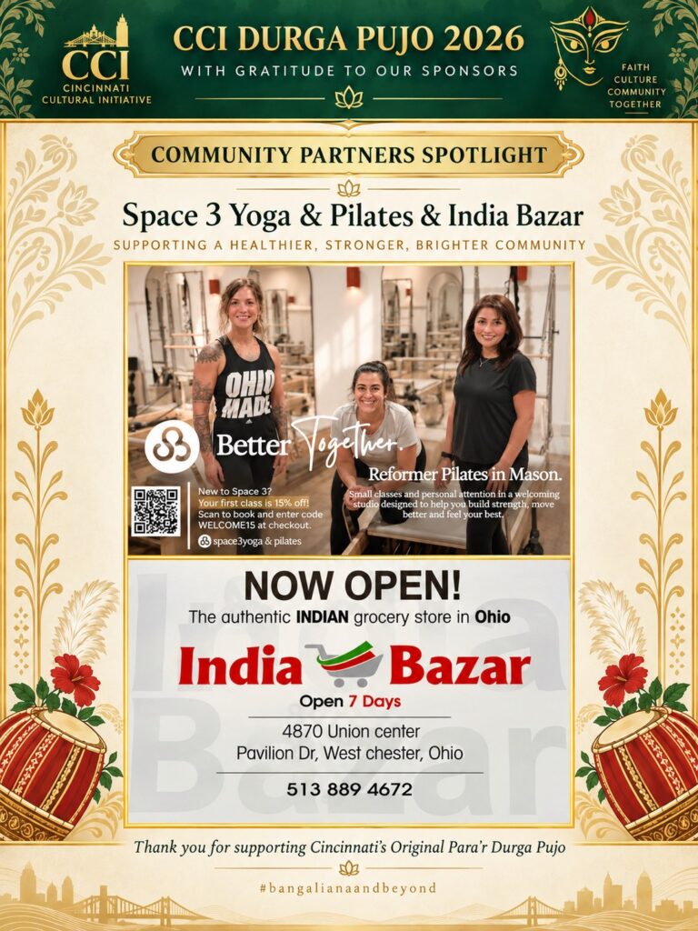 Community partners spotlight: Space 3 Yoga and Pilates and India Bazar